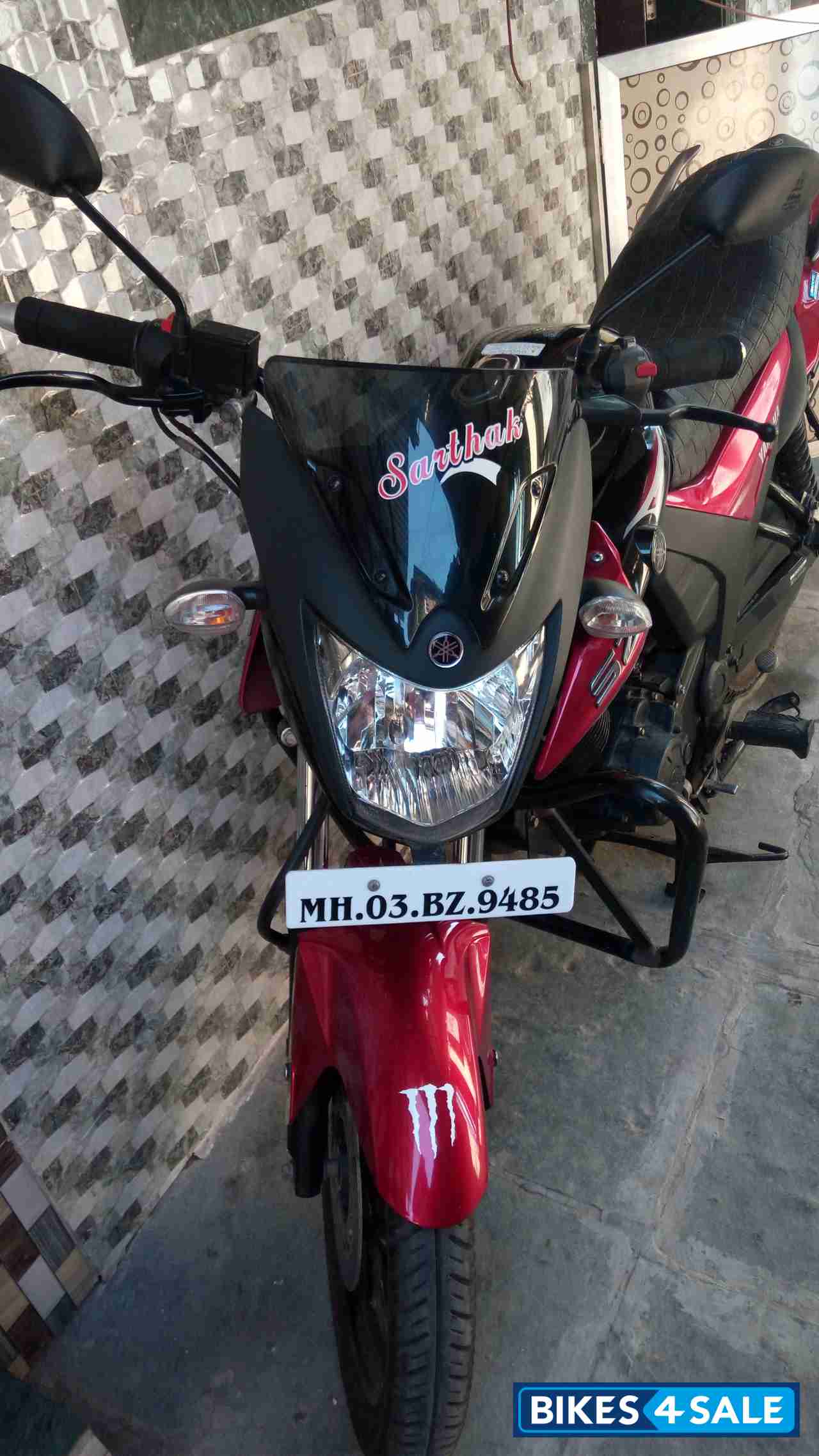 Red And Black Yamaha SZ-RR V2