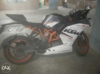Orange And White KTM RC 390