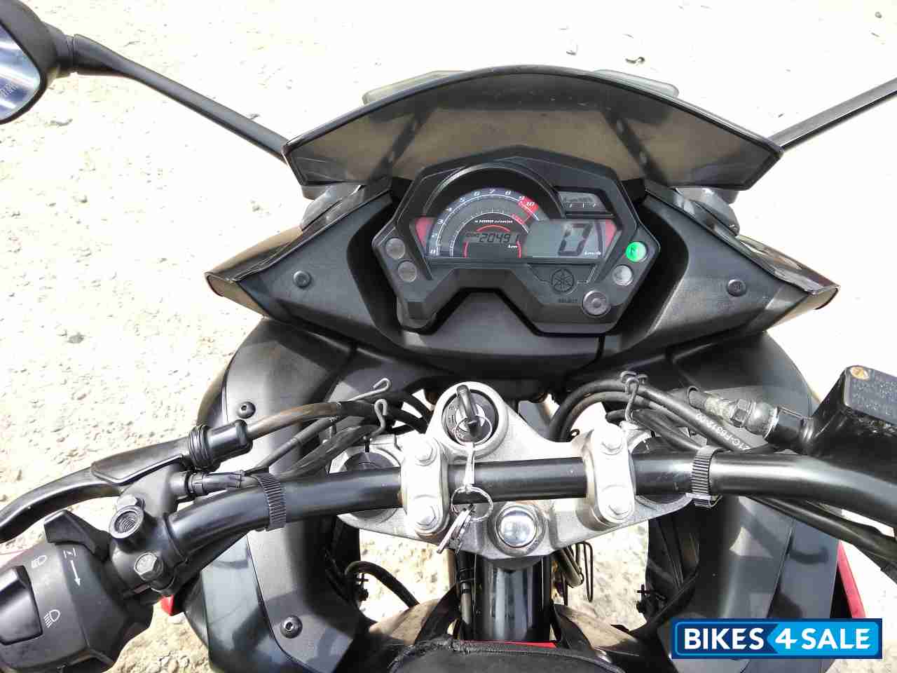 Red And Black Yamaha Fazer