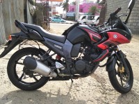 Red And Black Yamaha Fazer