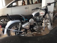 Silver Royal Enfield Classic 350