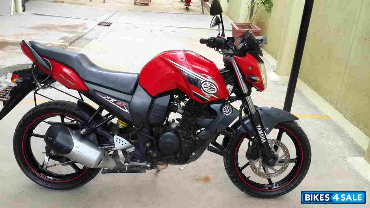Red Yamaha FZ-S