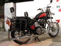 Black, Red And Chrome Plated Royal Enfield Lightning 535