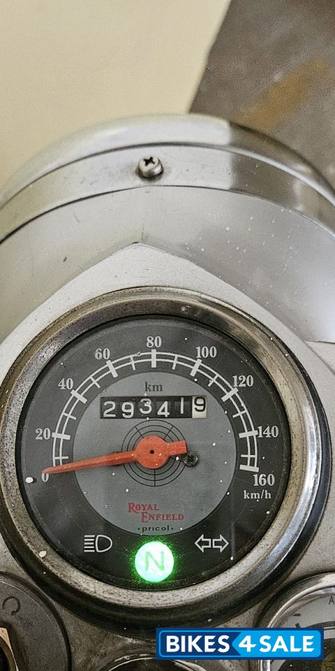 Silver Royal Enfield Bullet Electra Twinspark Silver Royal Enfield Bullet Electra Twinspark