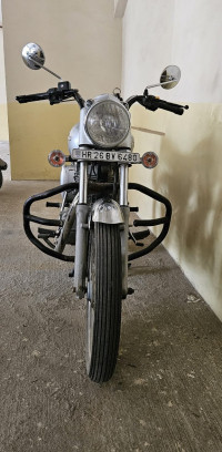 Silver Royal Enfield Bullet Electra Twinspark