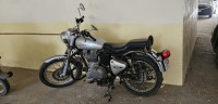 Silver Royal Enfield Bullet Electra Twinspark