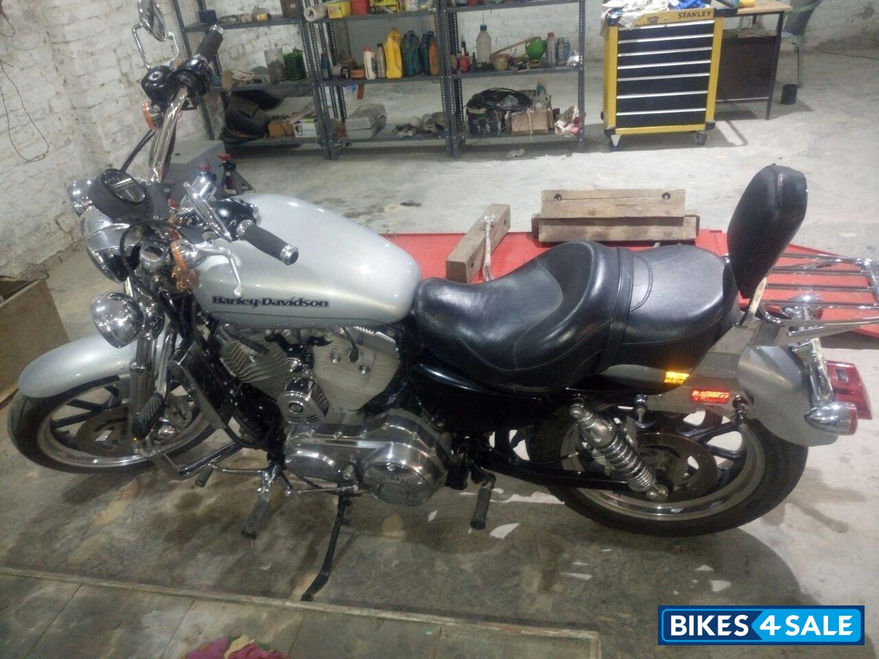 Silver Harley Davidson Superlow