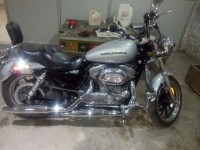 Silver Harley Davidson Superlow