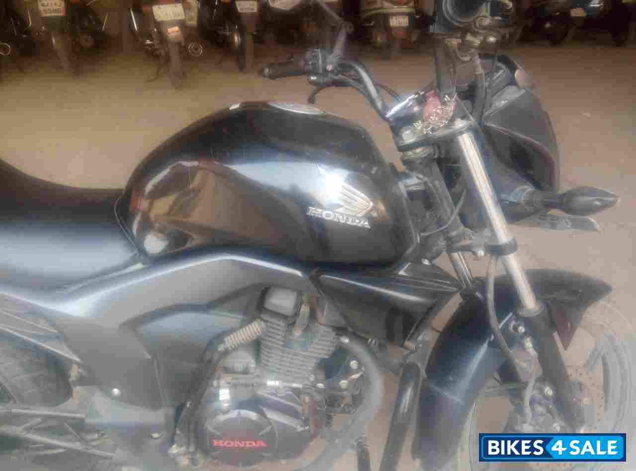 Black Honda CB Trigger