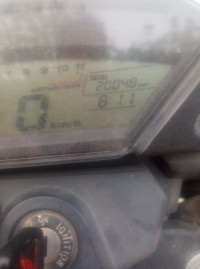 Black Honda CB Trigger