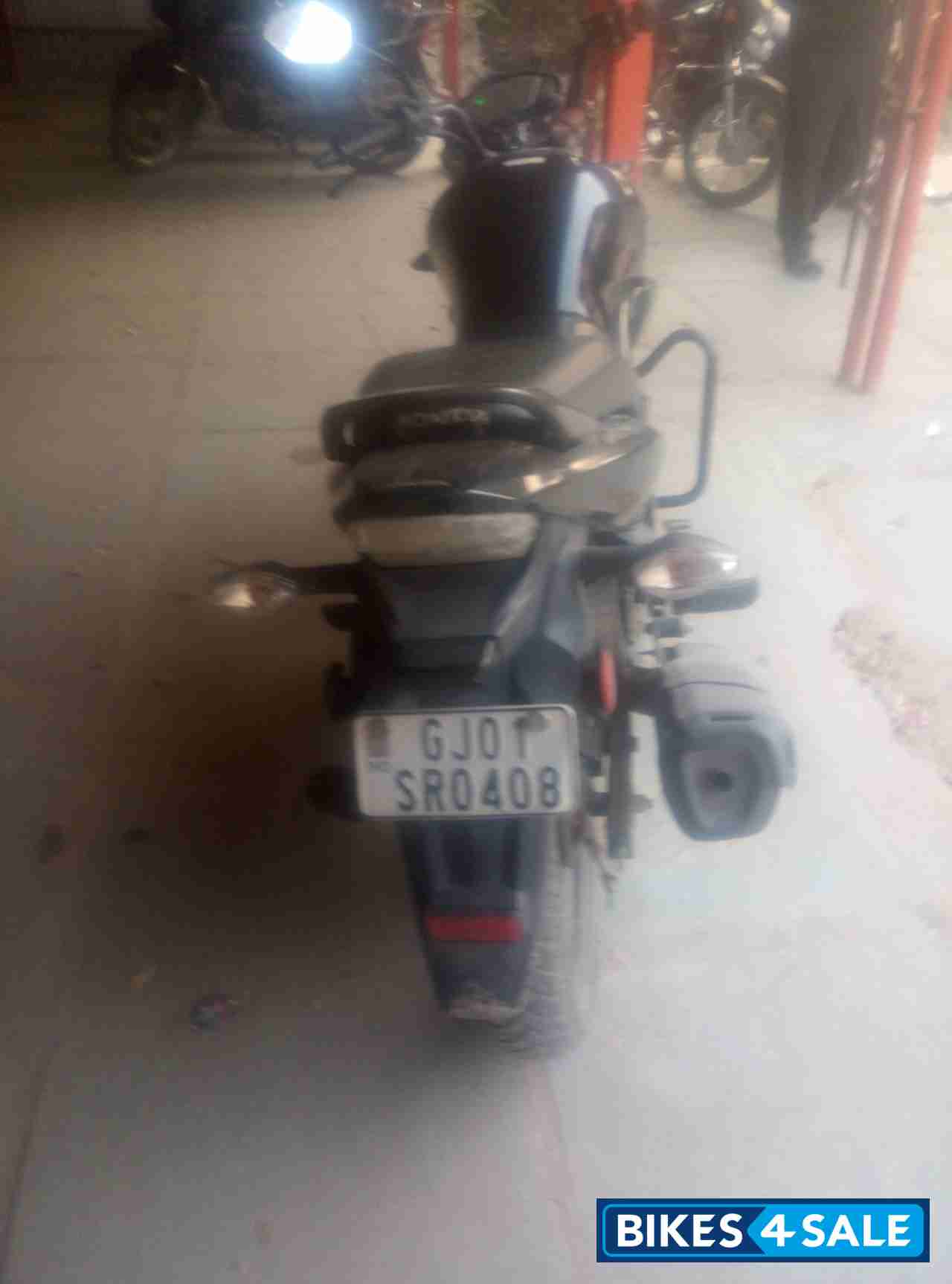 Black Honda CB Trigger