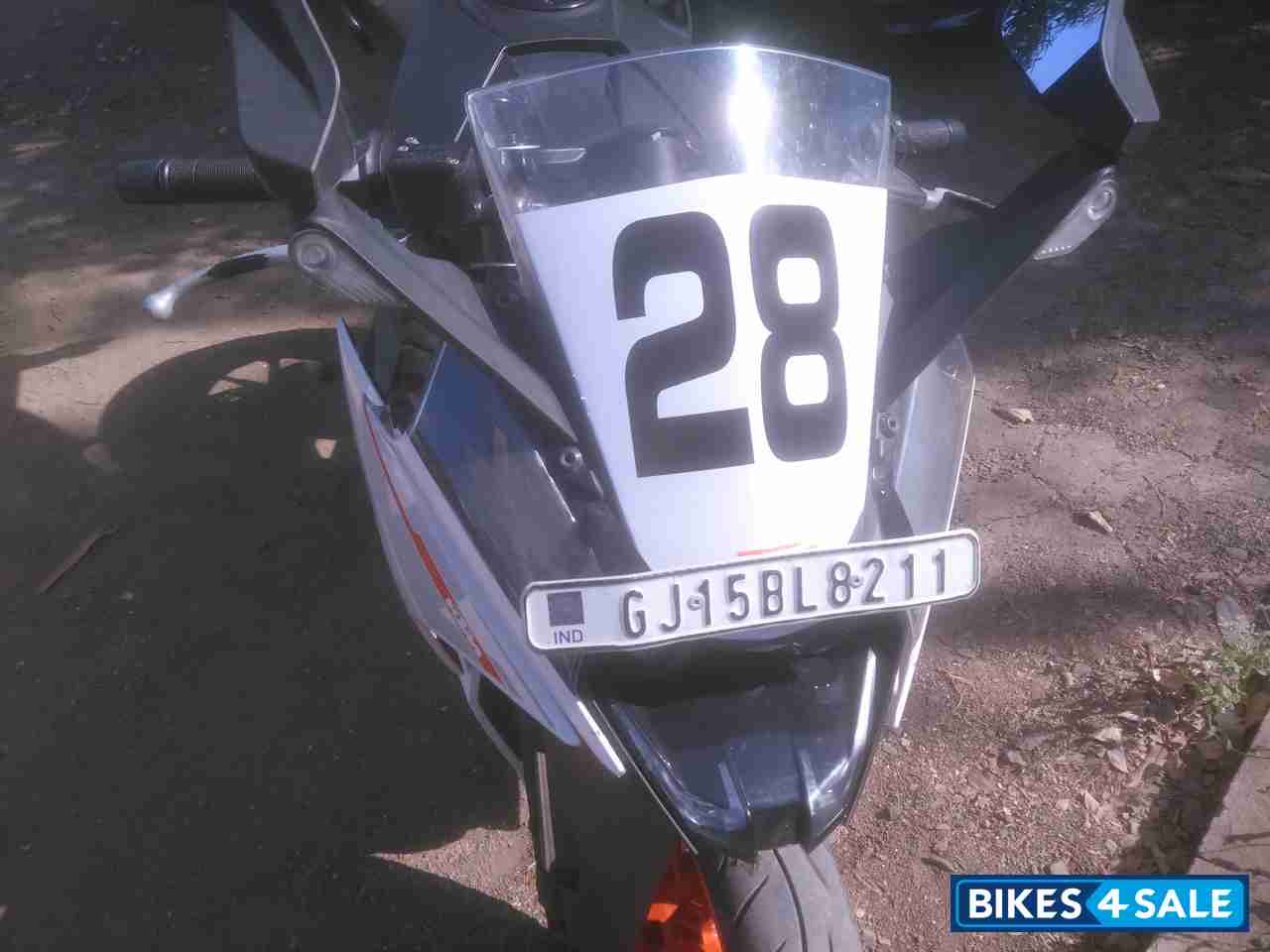 Black And White KTM RC 390