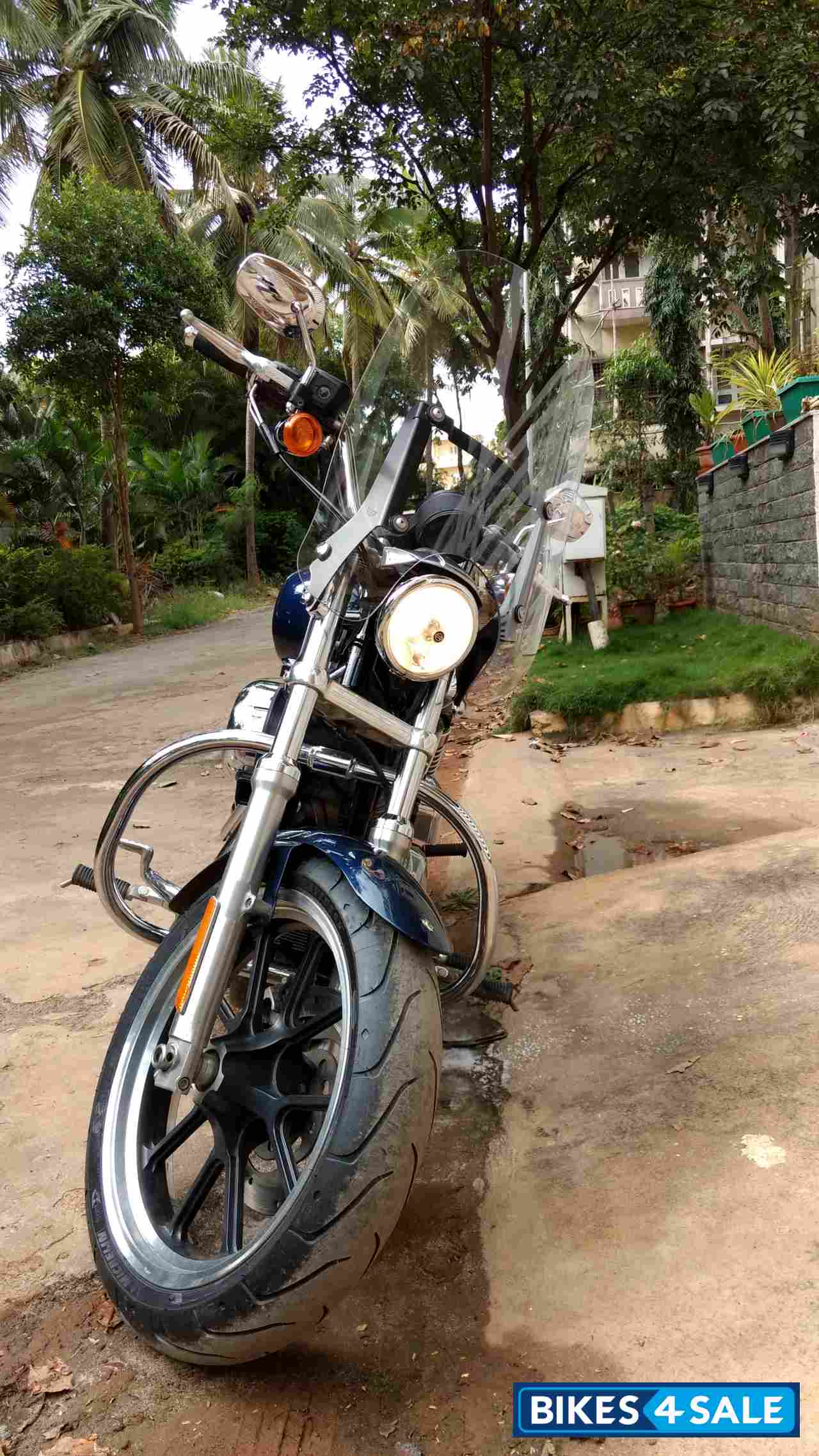 Pearl Blue Harley Davidson Superlow