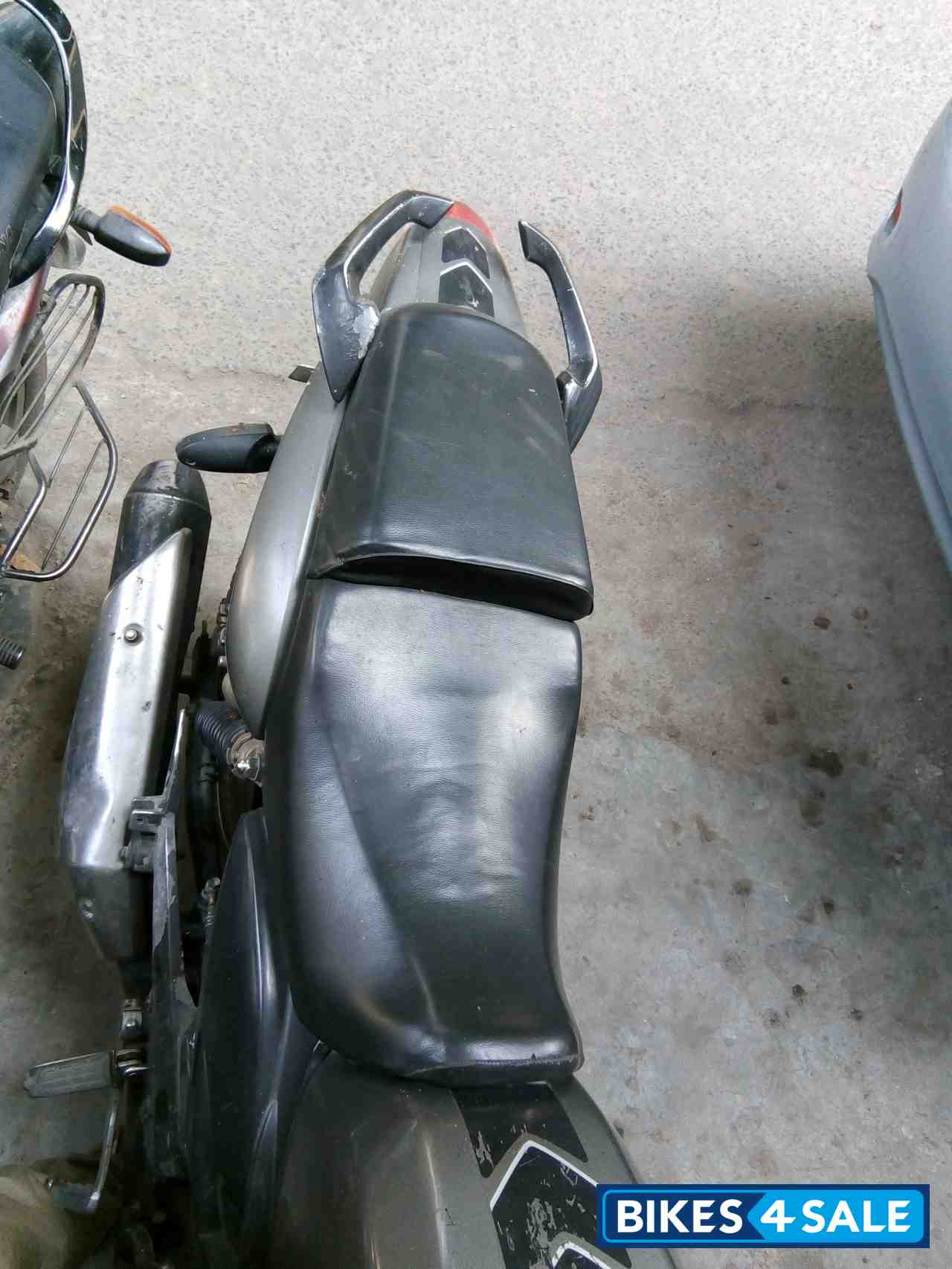 Grey TVS Apache RTR 180 ABS