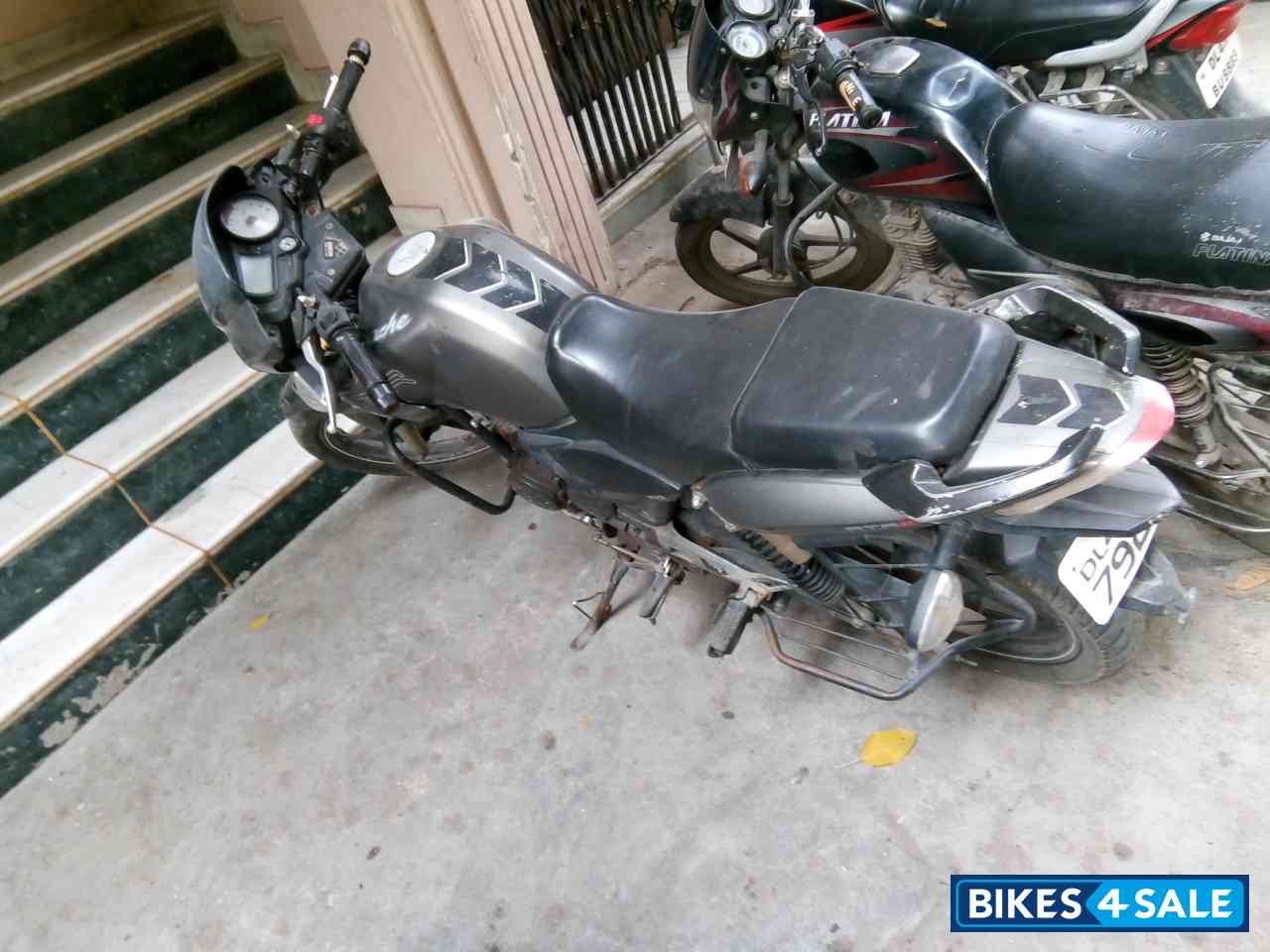 Grey TVS Apache RTR 180 ABS