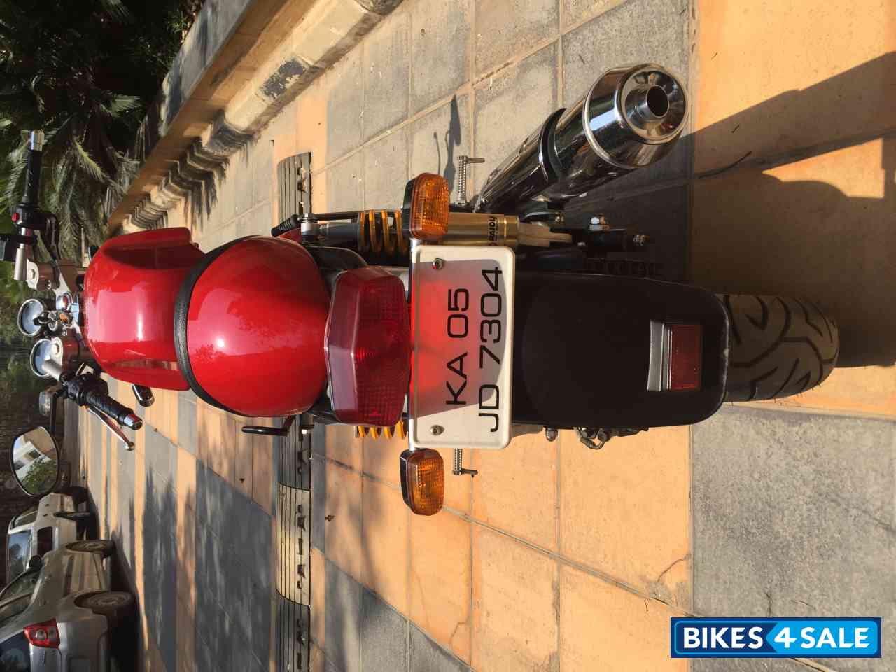 Red Royal Enfield Continental GT 535