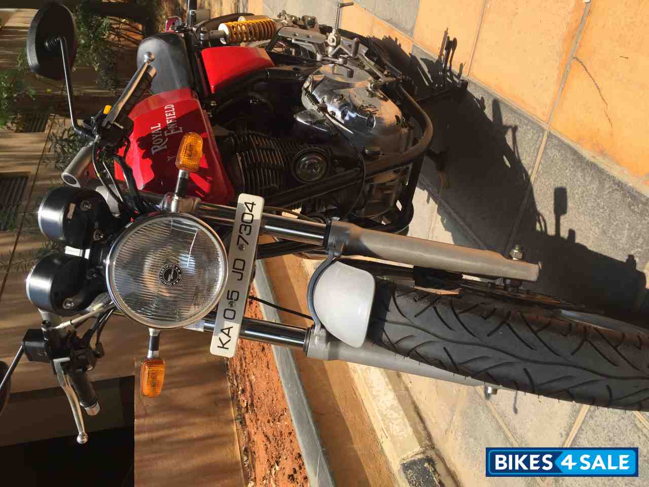 Red Royal Enfield Continental GT 535