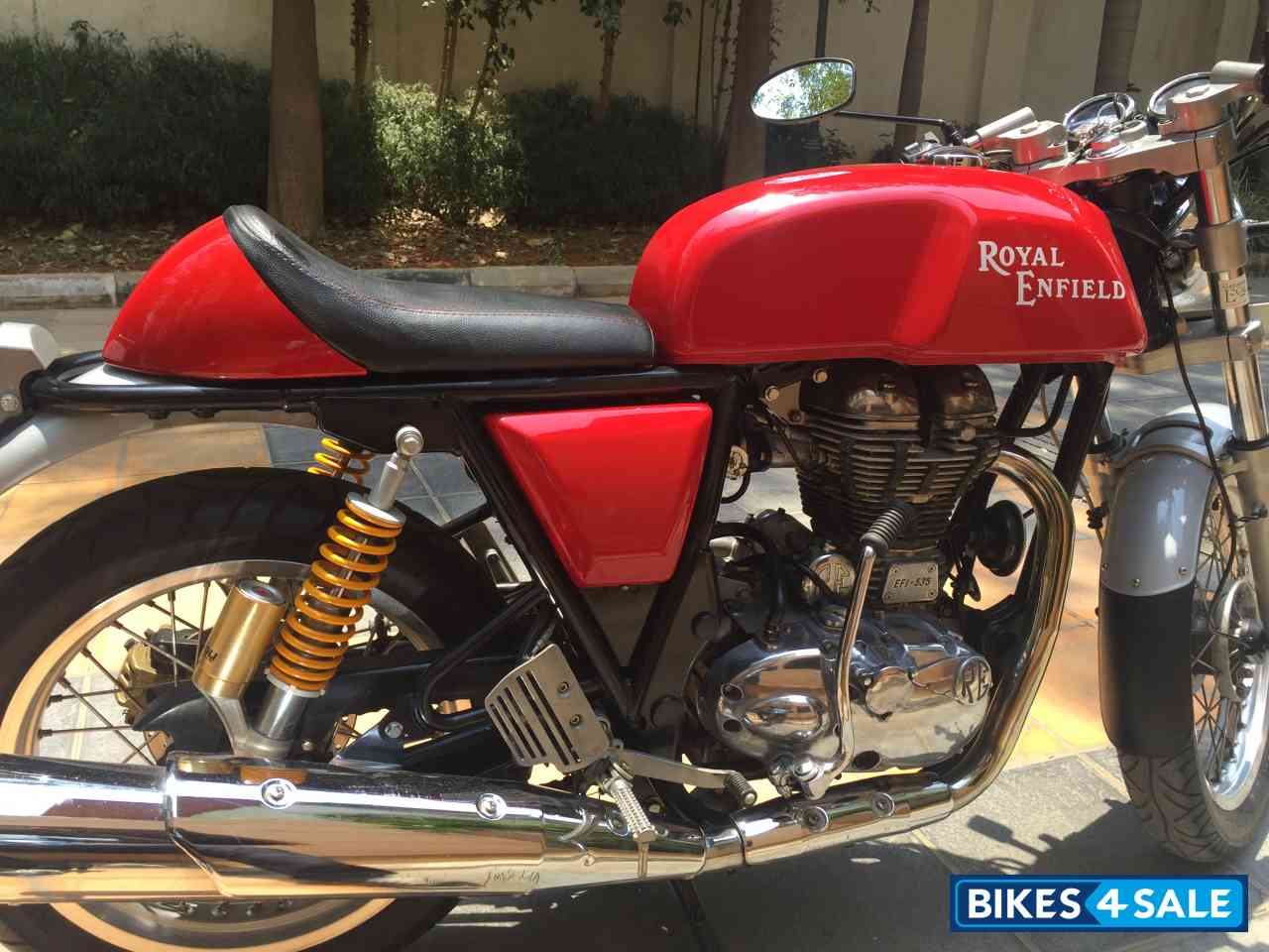 Red Royal Enfield Continental GT 535