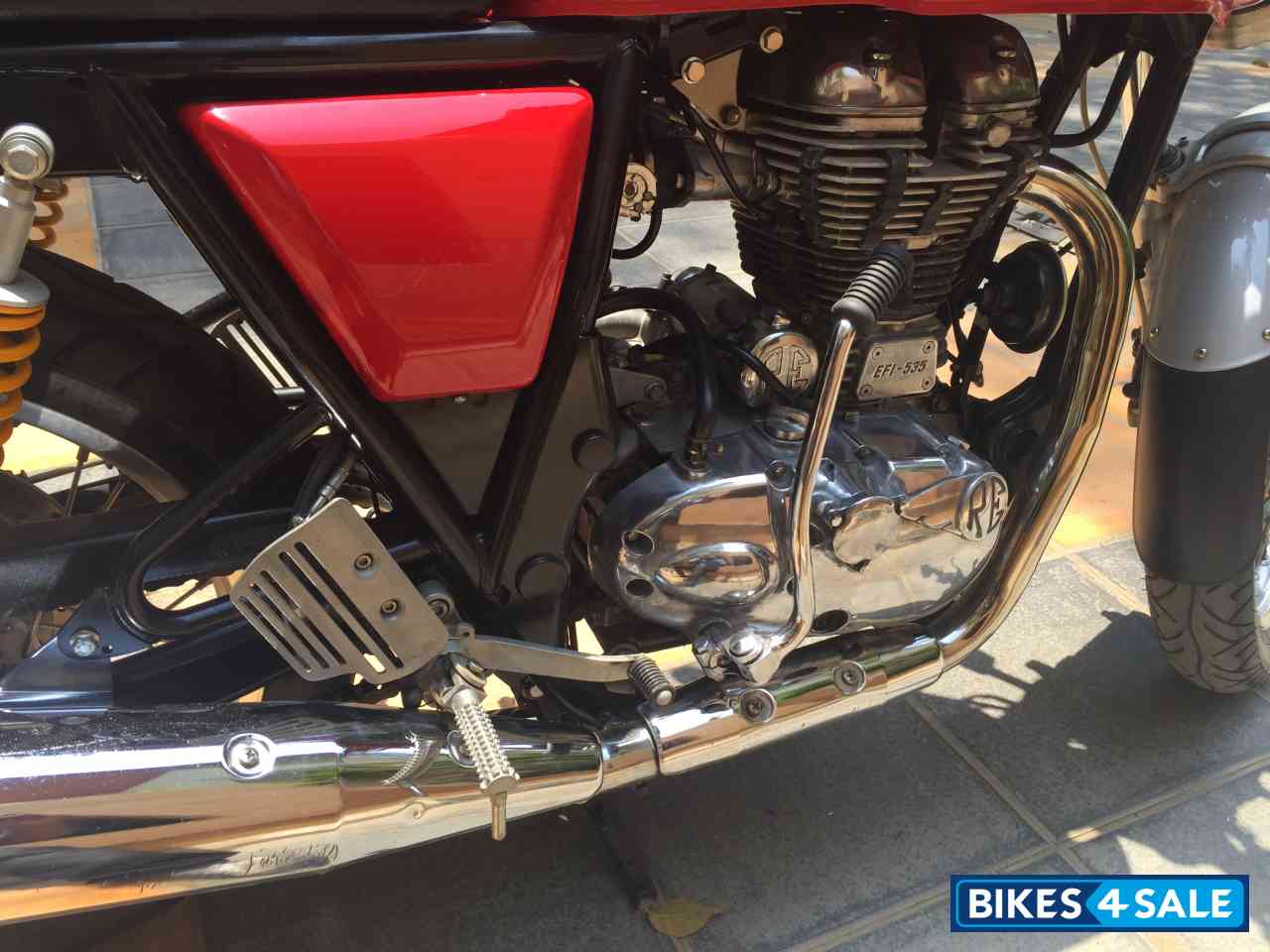 Red Royal Enfield Continental GT 535