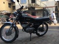 Black Yamaha RX 100