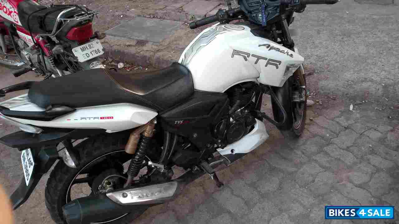 apache rtr 180 white colour price
