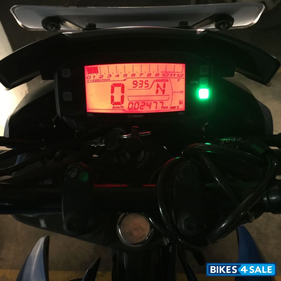 Matt Trion Blue Suzuki Gixxer 150 Matt Trion Blue Suzuki Gixxer 150