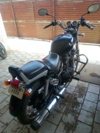 Black Royal Enfield Thunderbird