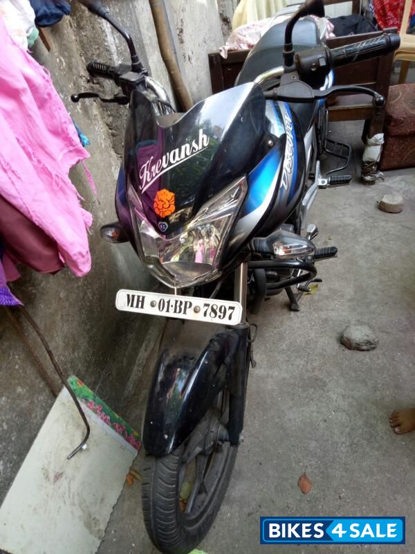 Black Blue Bajaj Discover DTSi 125