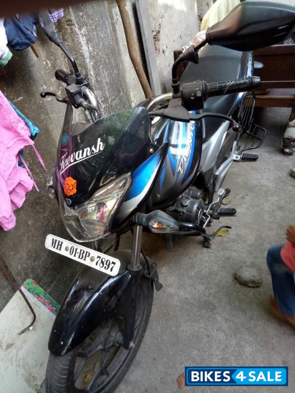Black Blue Bajaj Discover DTSi 125