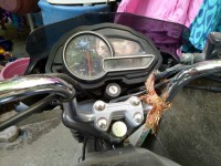 Black Blue Bajaj Discover DTSi 125