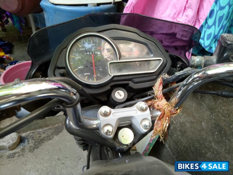 Black Blue Bajaj Discover DTSi 125