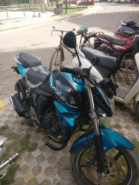 Blue Black Yamaha FZ-S FI V2