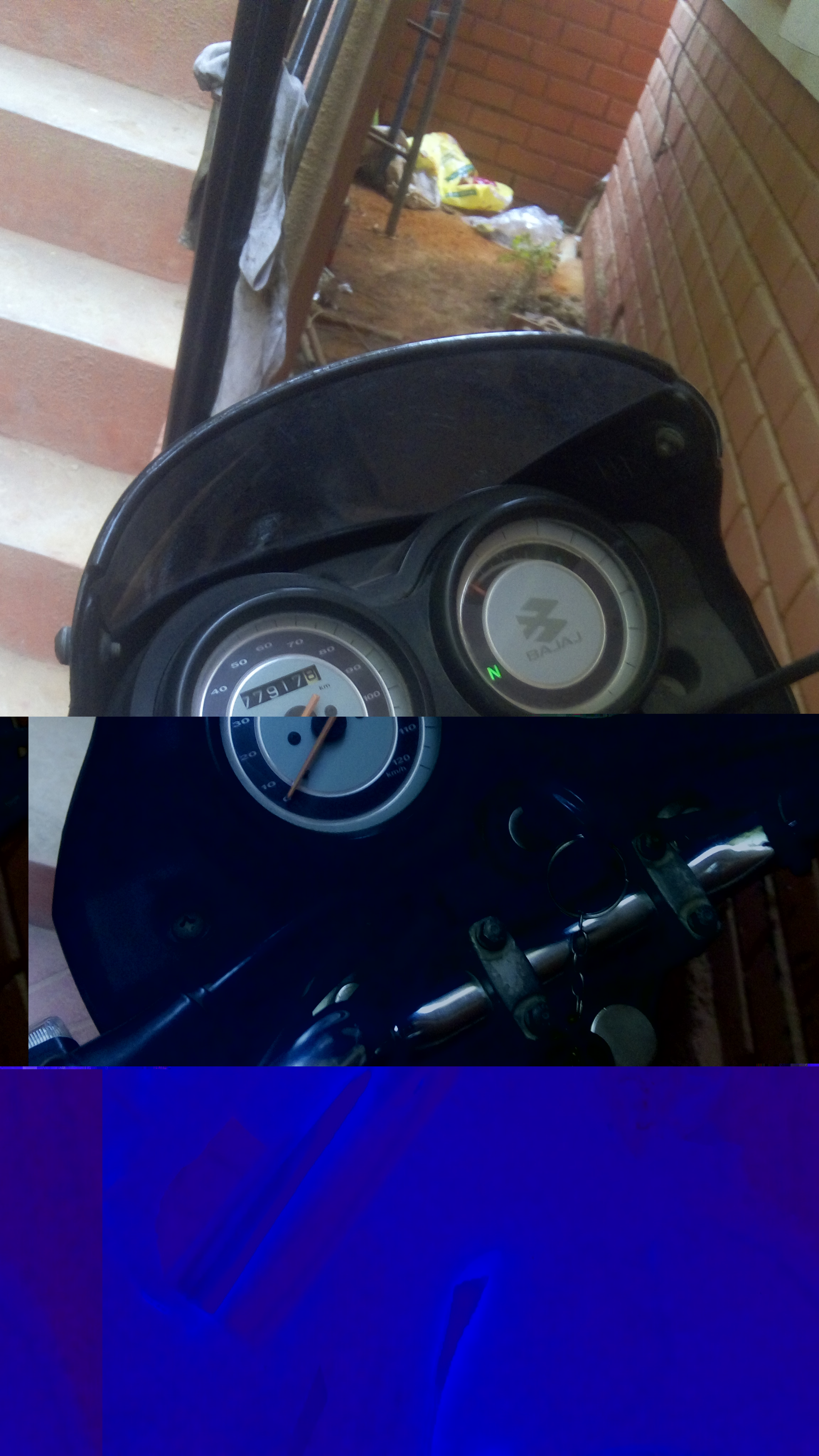 Black Bajaj Platina 100