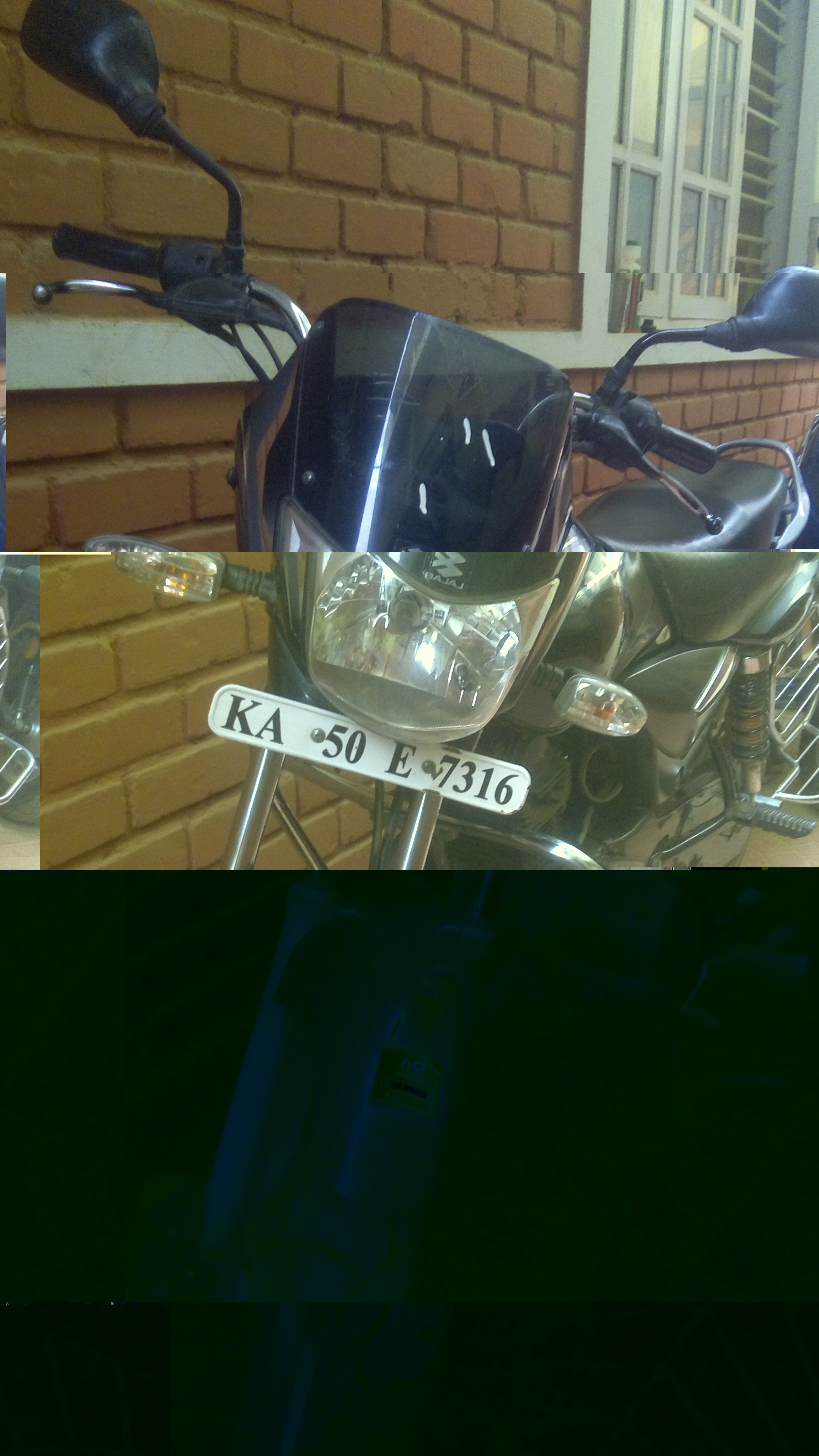 Black Bajaj Platina 100