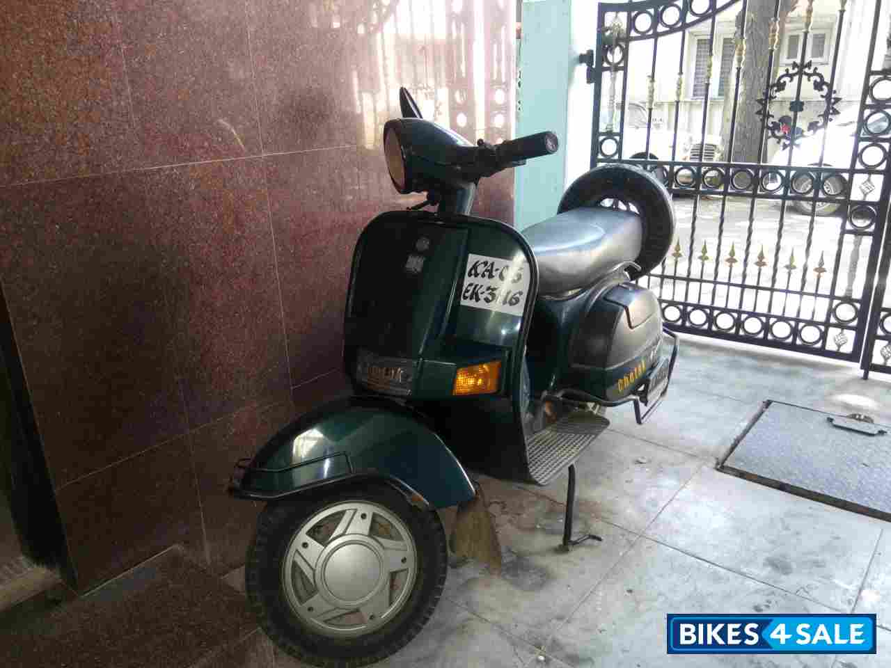 Green Bajaj Chetak 4S