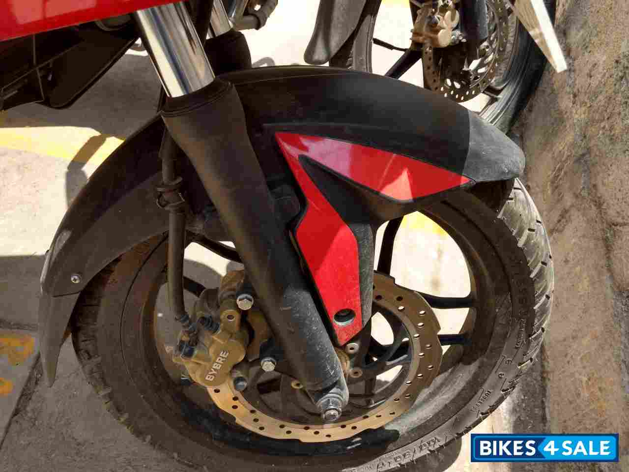 Red Bajaj Pulsar AS 200