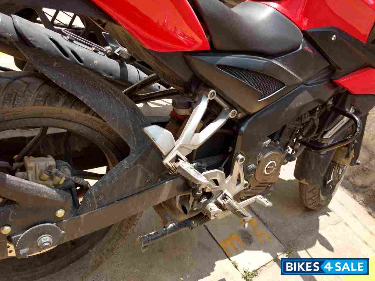 Red Bajaj Pulsar AS 200