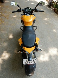 Yellow Bajaj Pulsar 200 NS