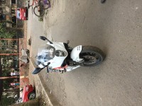 White Hyosung GT650R