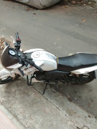 White TVS Apache RTR 180 ABS