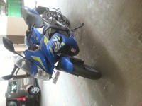 Blue Suzuki Gixxer SF