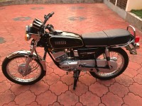 Black Yamaha RX 100