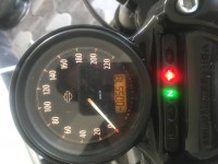 Red Harley Davidson XL 1200X Forty-Eight