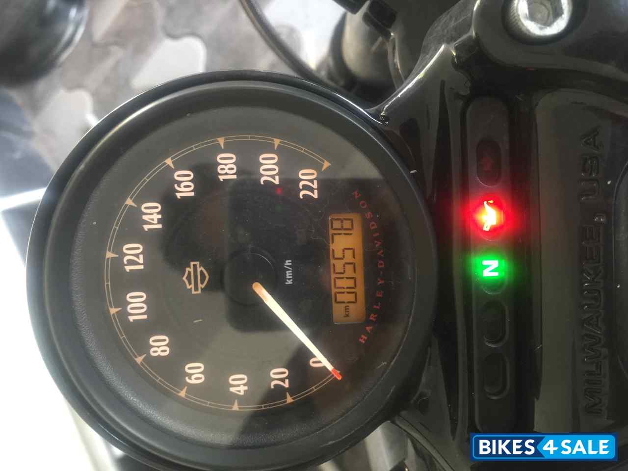 Red Harley Davidson XL 1200X Forty-Eight Red Harley Davidson XL 1200X Forty-Eight