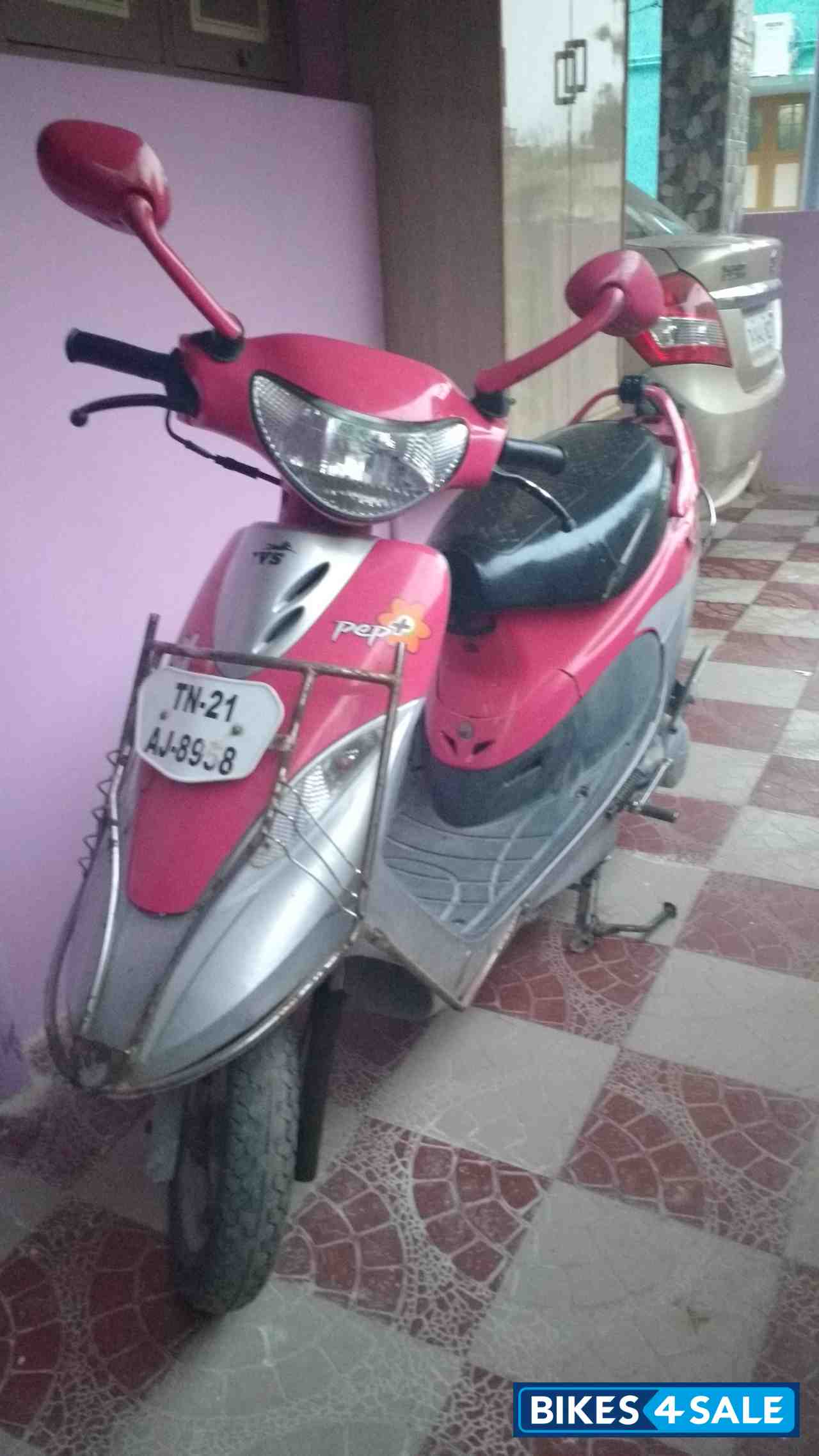 Pink Special Colour TVS Scooty Pep Plus
