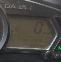 Black And Maroon Bajaj XCD 135 DTS-Si