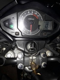 Black Honda Unicorn Dazzler