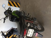 Green Honda CB Twister