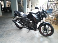 Black TVS Apache RTR 160