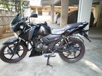 Black TVS Apache RTR 160
